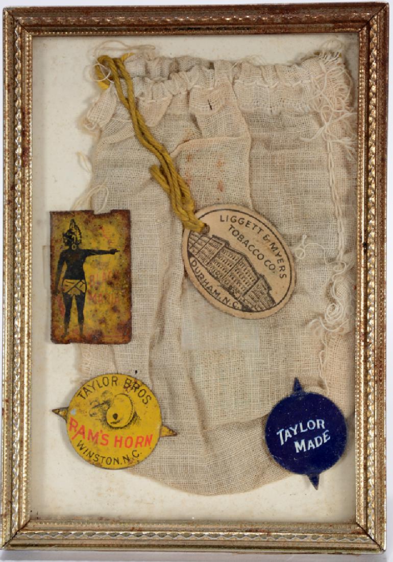 Tobacco Bag & Stamps and Snuff Box. (1 of 3)