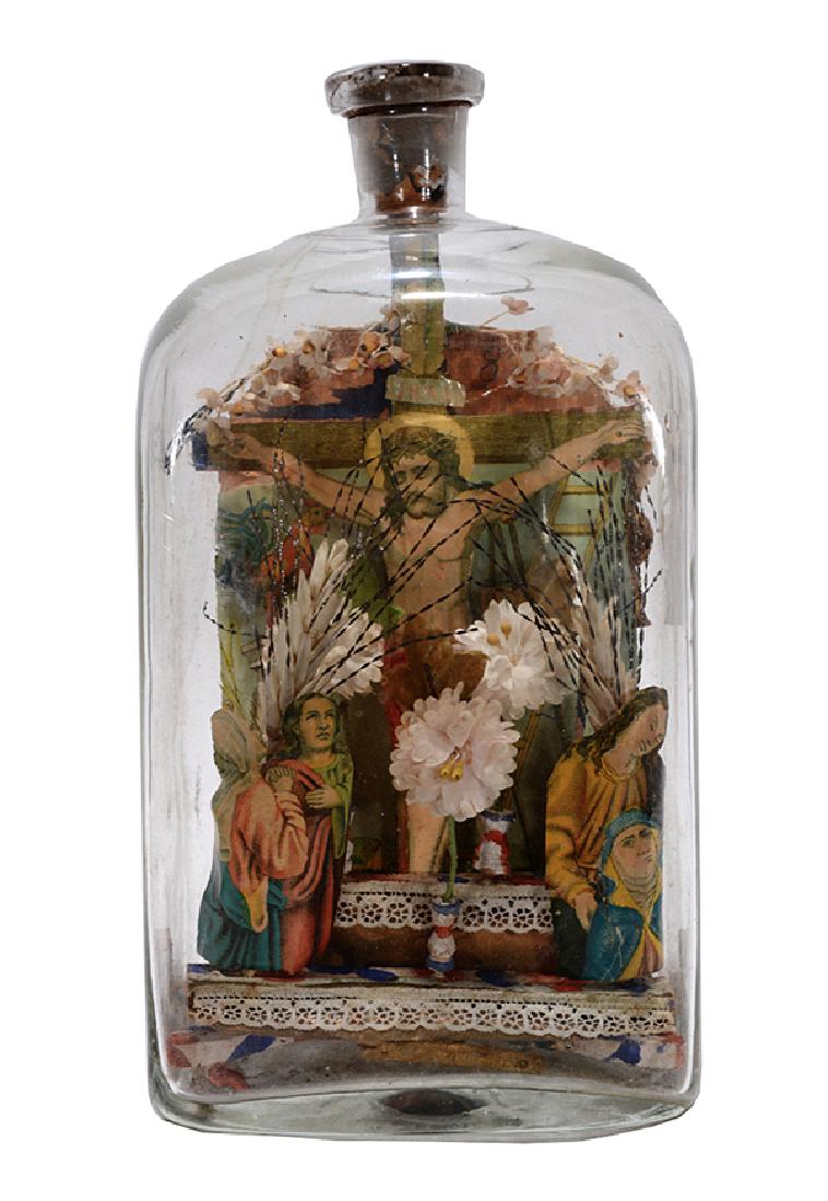 Crucifixion Whimsey Bottle (1 of 3)
