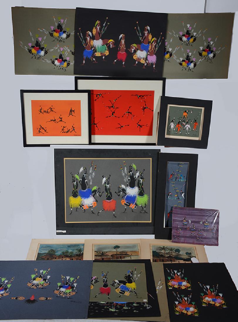 Bakoko Rene & Okard & Others. 15 Works. (1 of 3)