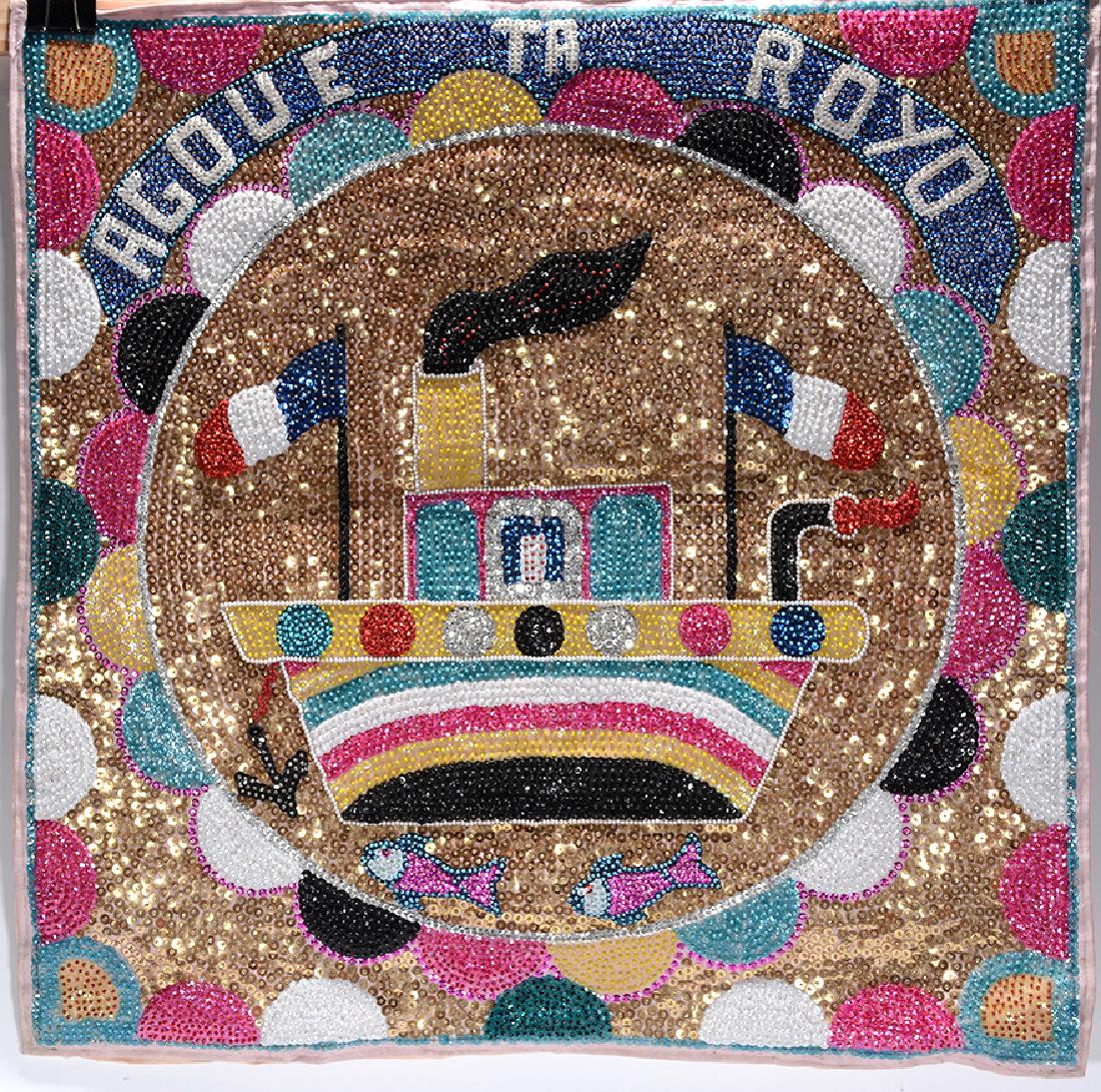 Haitian Voodoo Flag. Aguoue Ta Royo. (1 of 1)