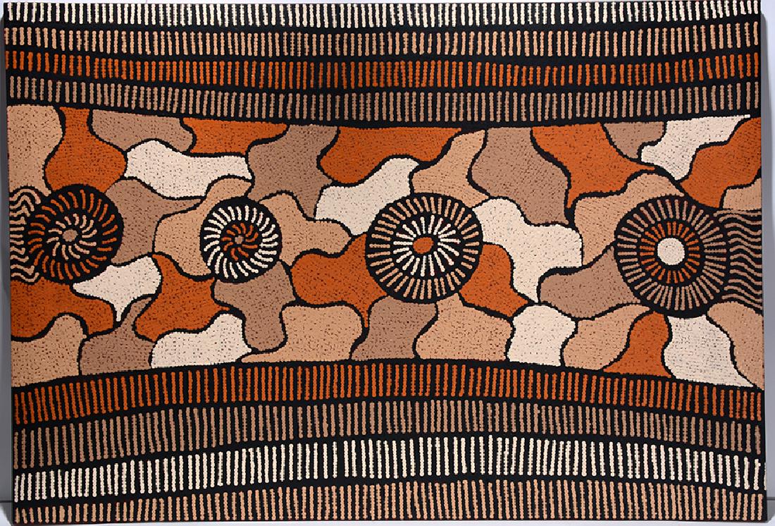 Patricia Jackson Napanangka. 4 Circles. (1 of 3)