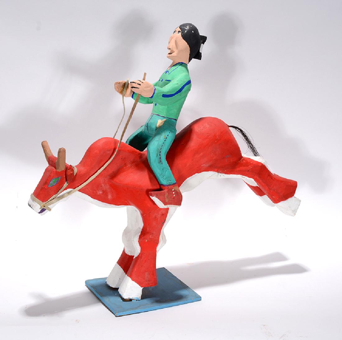 Delbert Buck. Riding A Bucking Bull. (1 of 2)