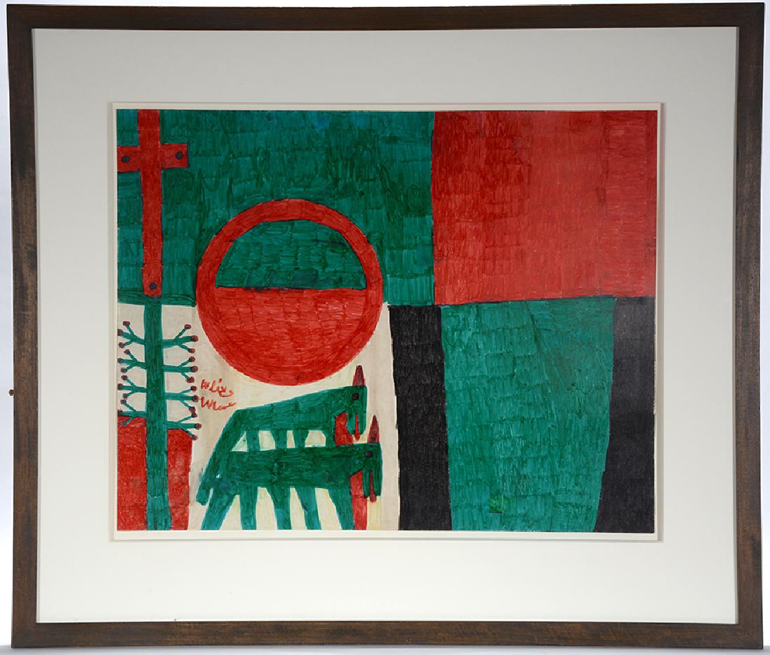 Willie White. Two Green Horses. (1 of 1)