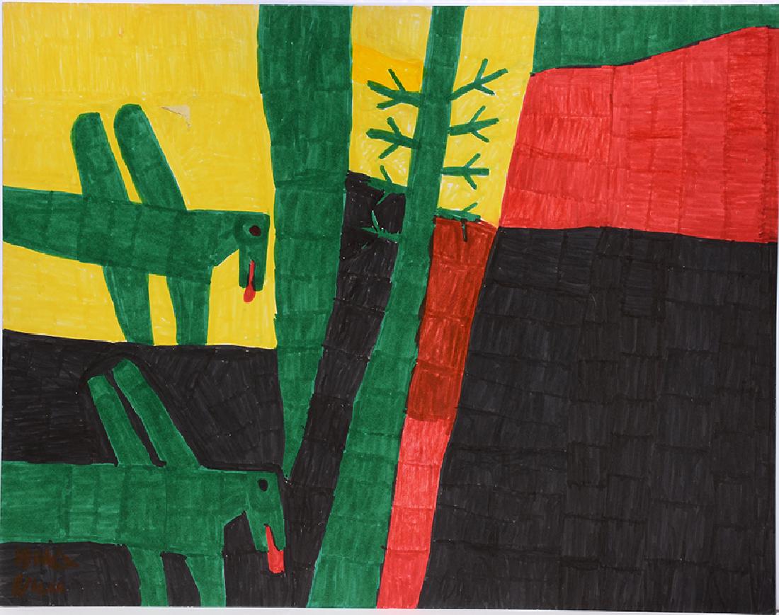 Willie White. Green Tree In Tree In Center. (1 of 1)