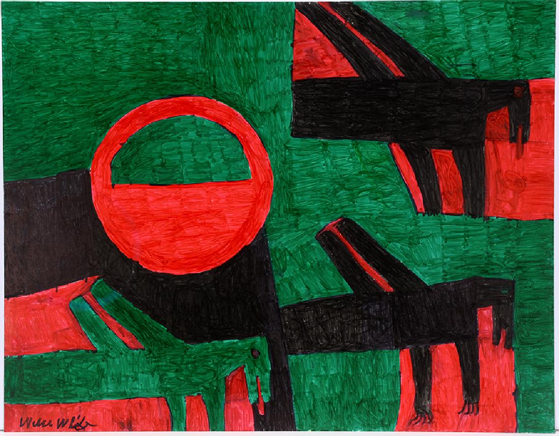 Willie White. 2 Black & 1 Green Hopper. (1 of 1)