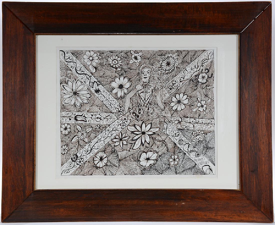 Alpha Andrews. Woman With Flowers. (1 of 1)