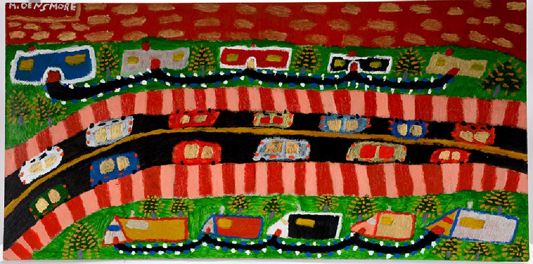 Merrill Densmore. Traffic Going Through Town. (1 of 1)