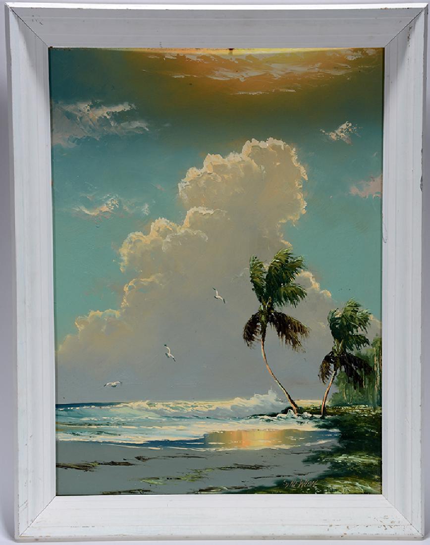 S. Newton. Cloud Over Beach Scene. (1 of 2)