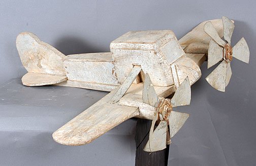 Anonymous Airplane Whirligig