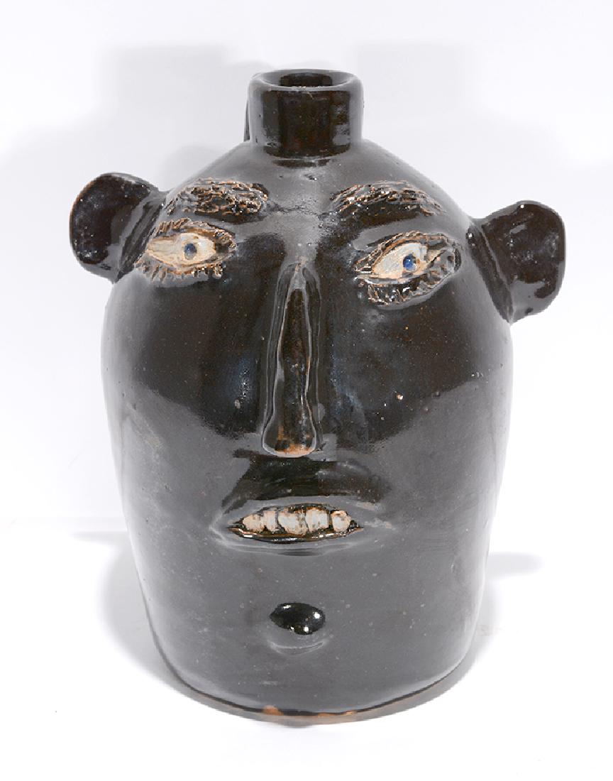 Jerry Brown. Black Face Jug. (1 of 3)