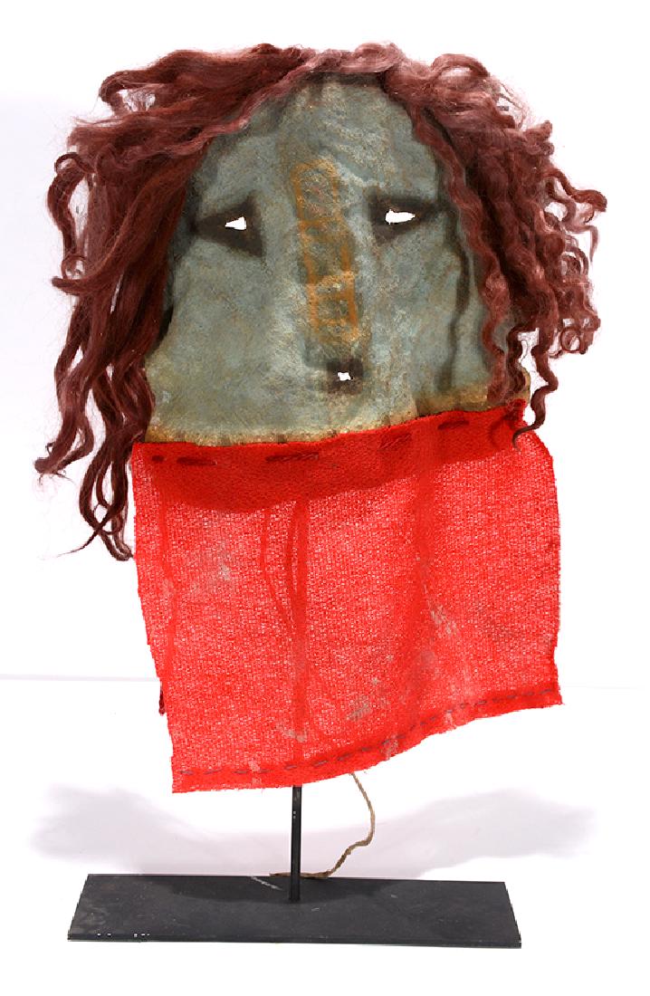 Native American. Yei Mask With Red. (1 of 4)