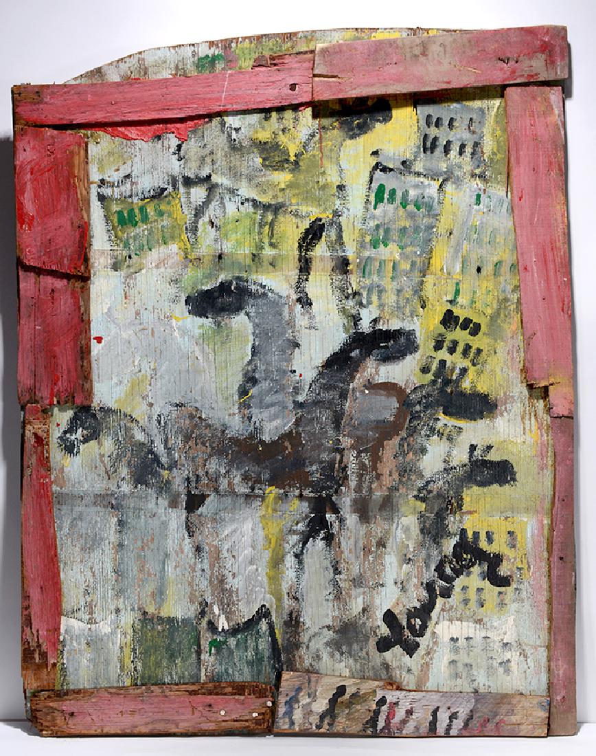 Purvis Young. Horses In The City. (1 of 2)