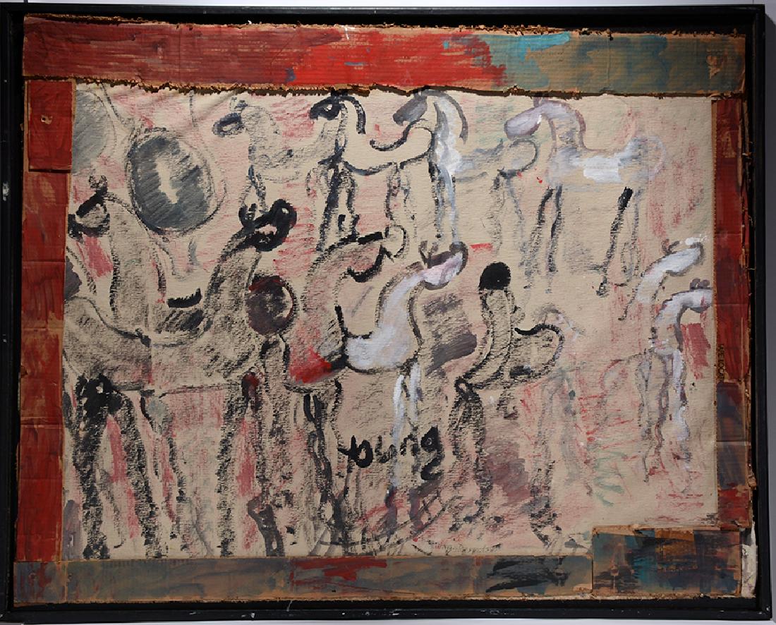 Purvis Young. White Horses. (1 of 2)