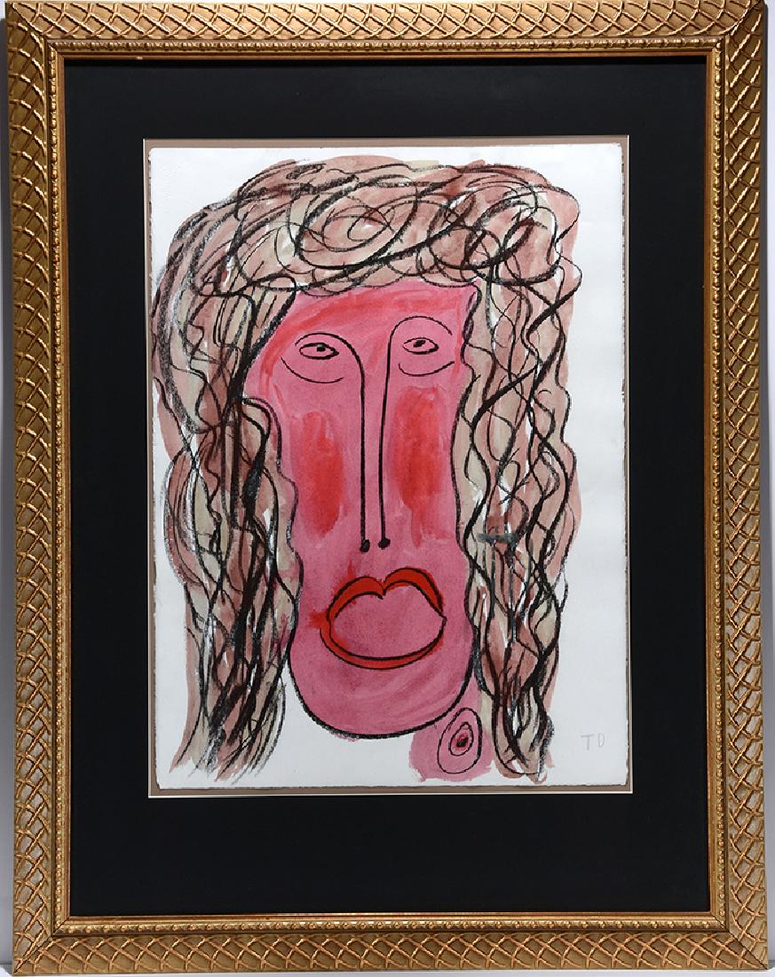 Thornton Dial. Pink Face Woman. (1 of 3)