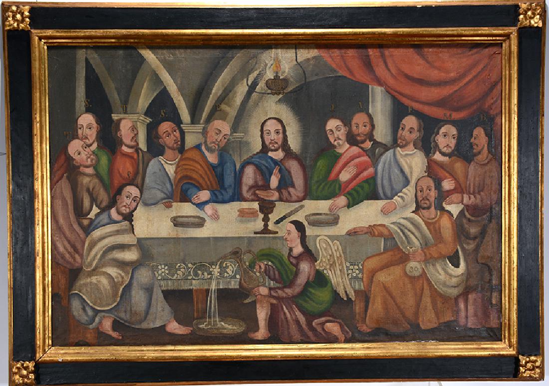 Large Painting Of The Last Supper. (1 of 7)