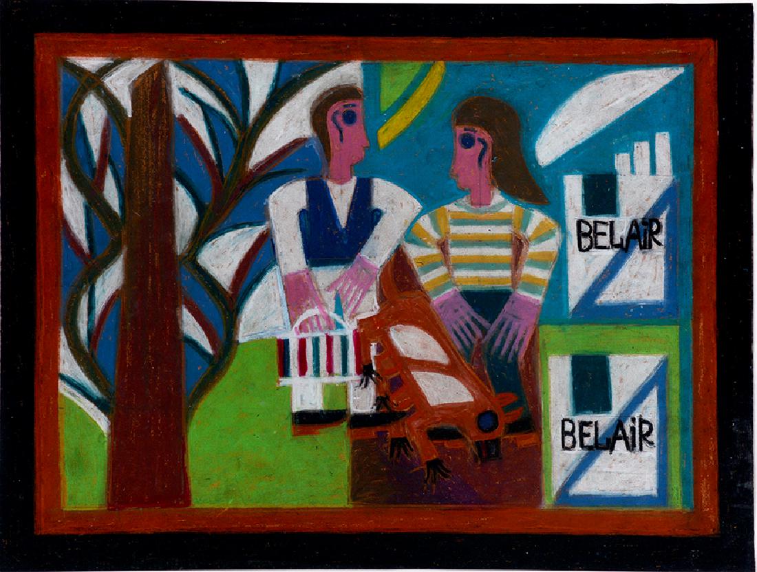 Eddie Arning. Belair Cigarette Ad. (1 of 4)