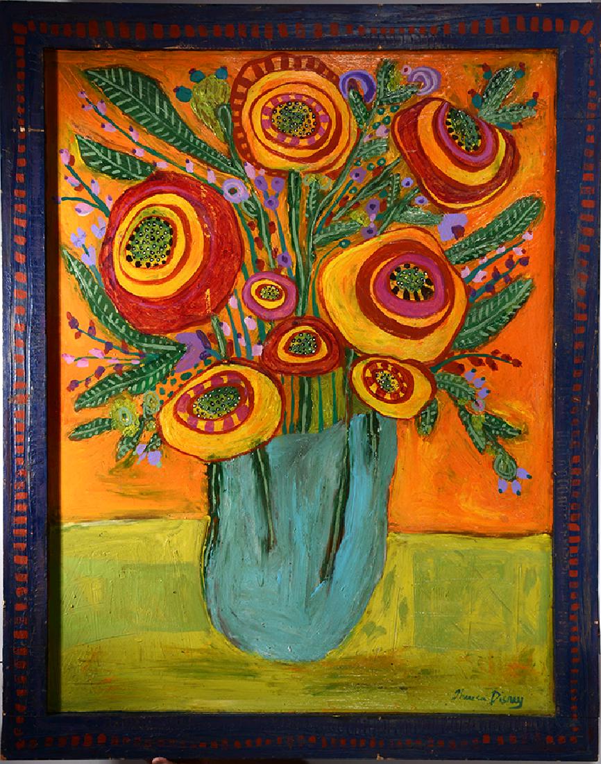 Theresa Disney. Large Flower In Vase. (1 of 4)