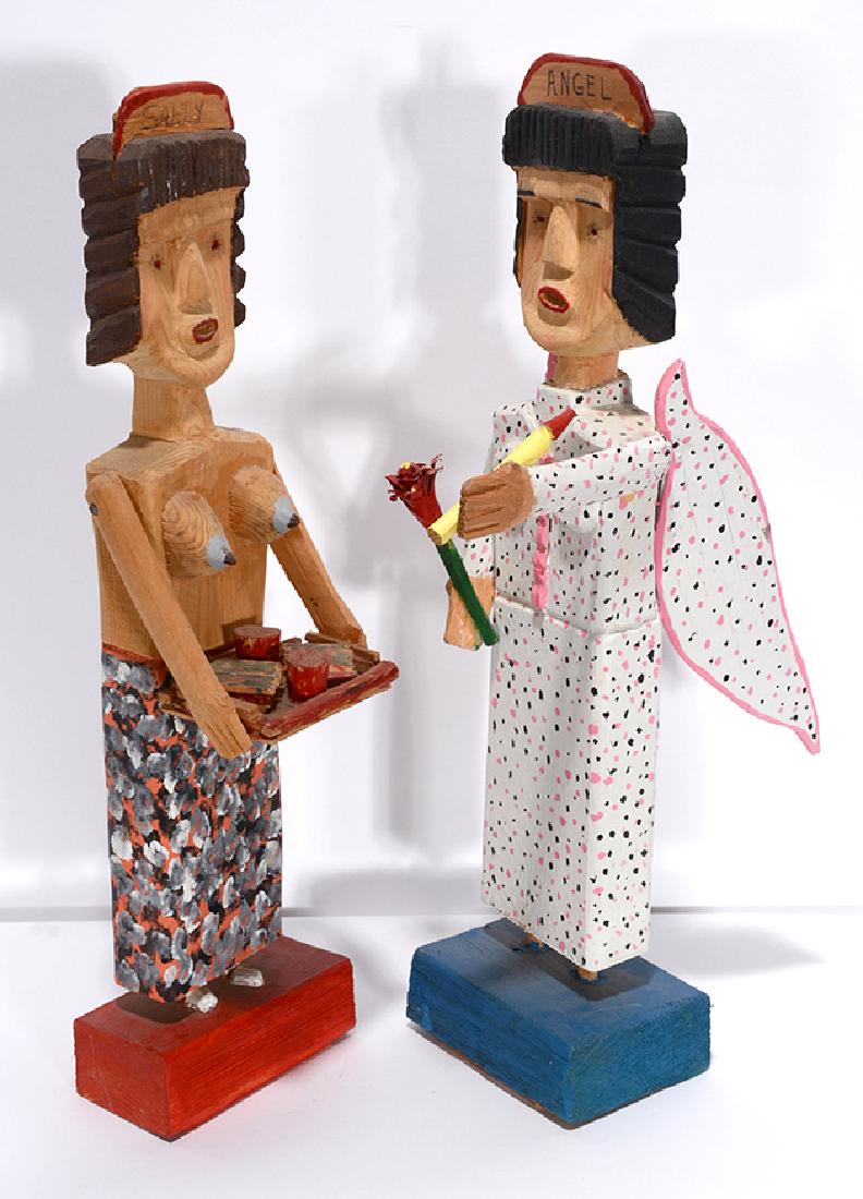 Carl McKenzie. Topless Waitress & Angel. (1 of 3)