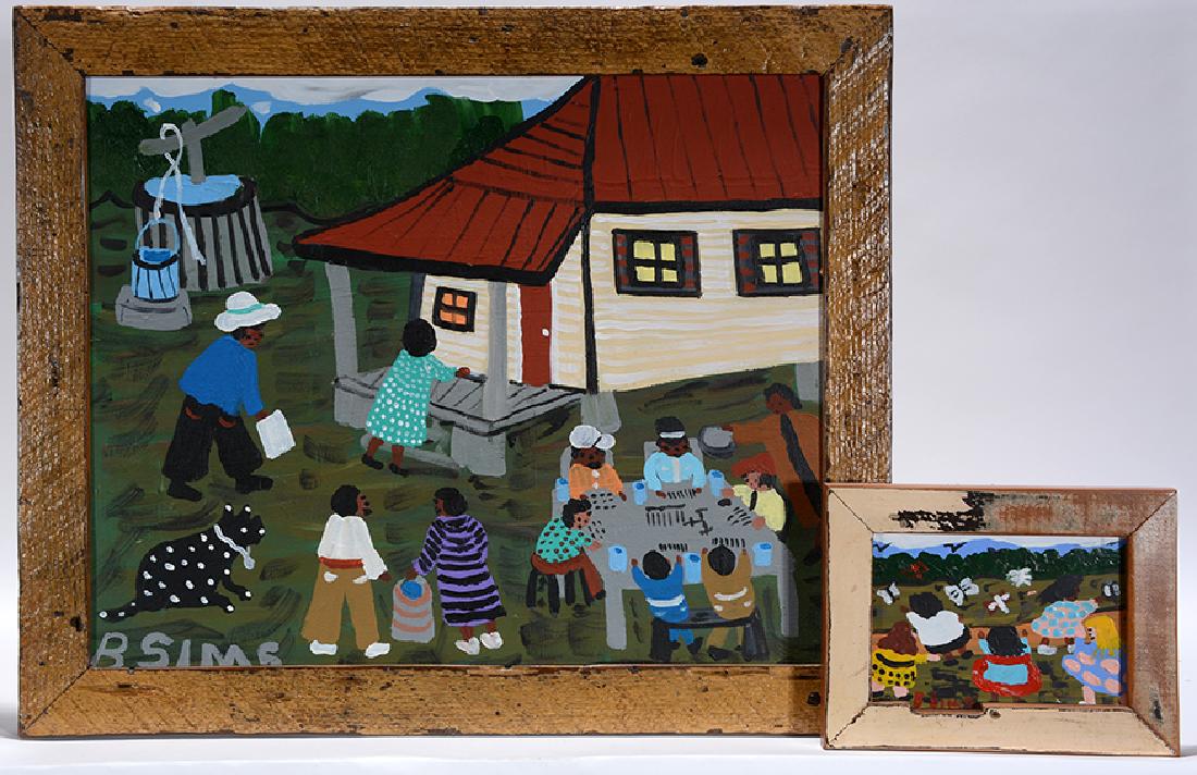 Bernice Sims. Dominoes & Children. (1 of 1)