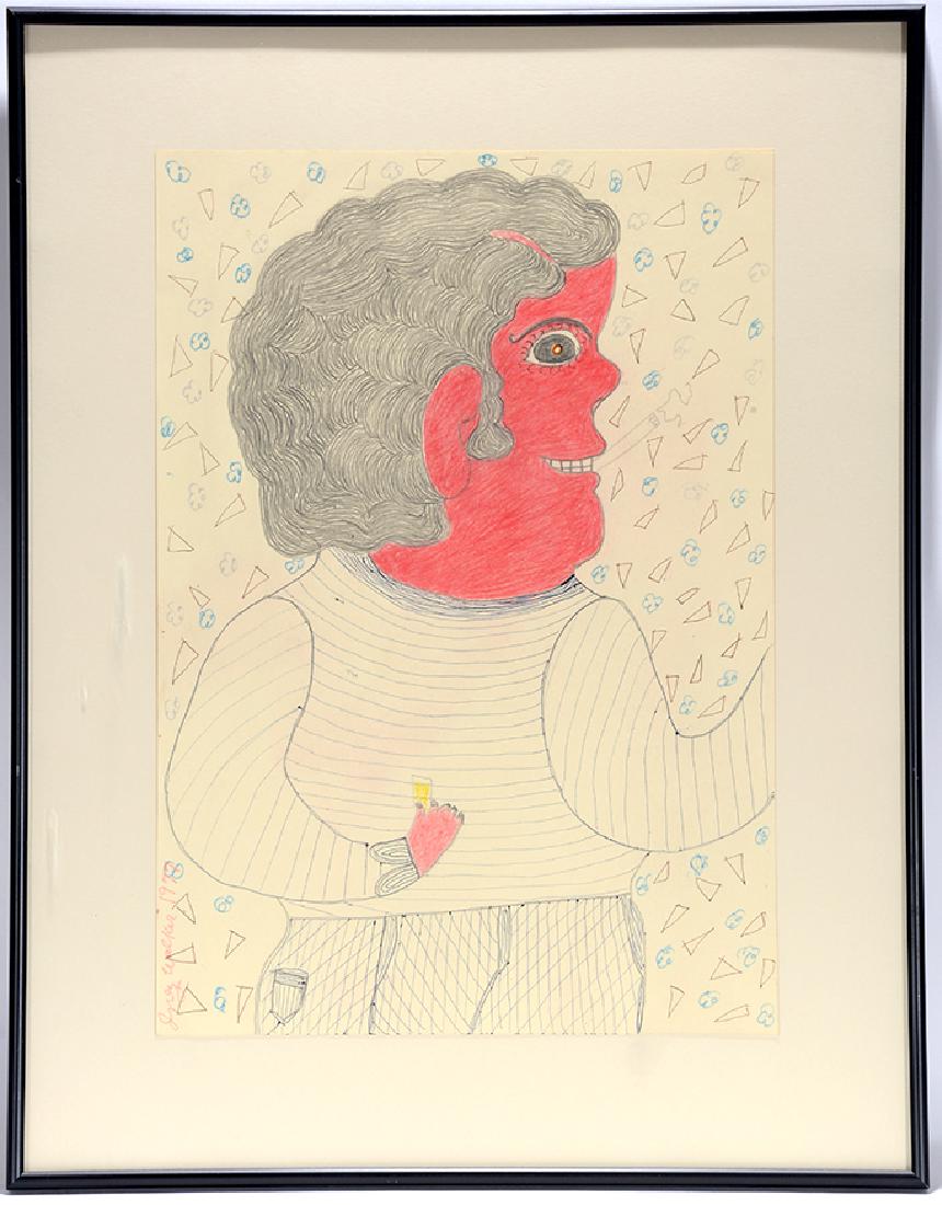 Inez Nathaniel Walker. Red Face Man At Bar (1 of 2)