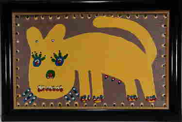 Richard Burnside Yellow Tiger Apr 28 18 Slotin Folk Art In Ga Richard Burnside Yellow Tiger Apr 28 18 Slotin Folk Art In Ga