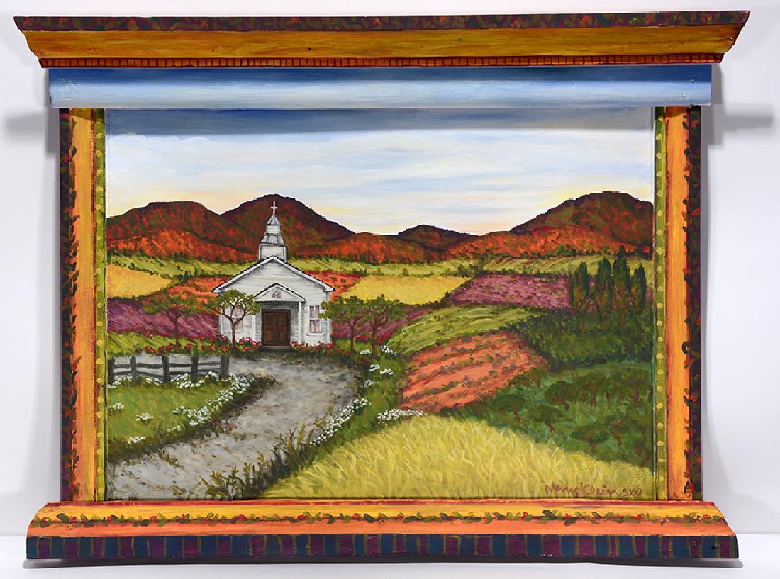 Mary Klein. Country Church In Spring. (1 of 2)