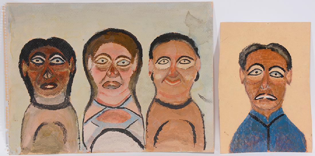 William Dawson. Portraits Of Four Men. (1 of 2)