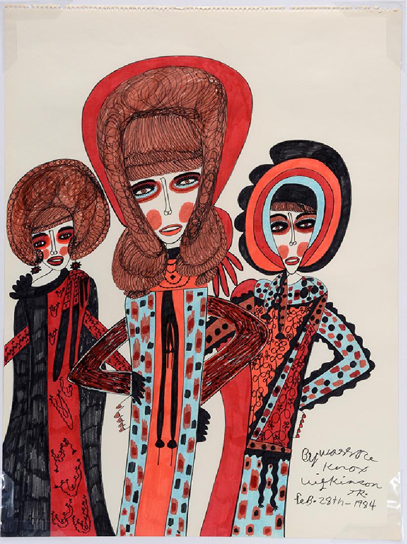 Knox Wilkinson. Three Ladies. (1 of 2)