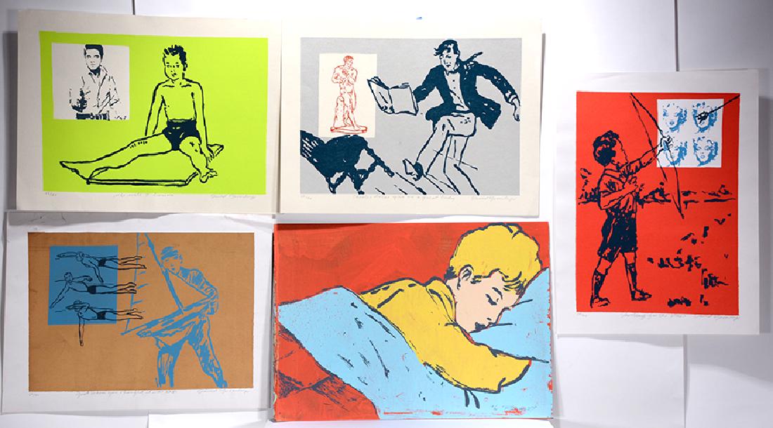 David Bromley. 5Printed Works On Paper. (1 of 1)