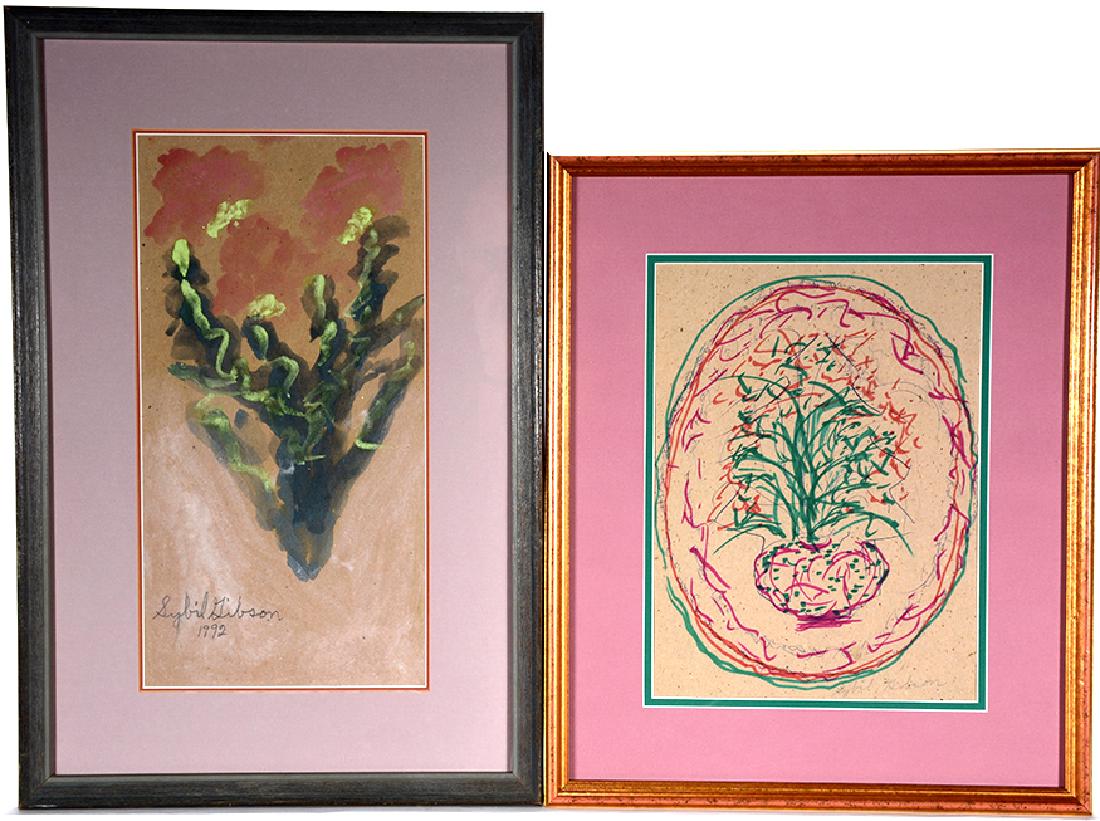 Sybil Gibson. Abstract Flowers. (1 of 1)