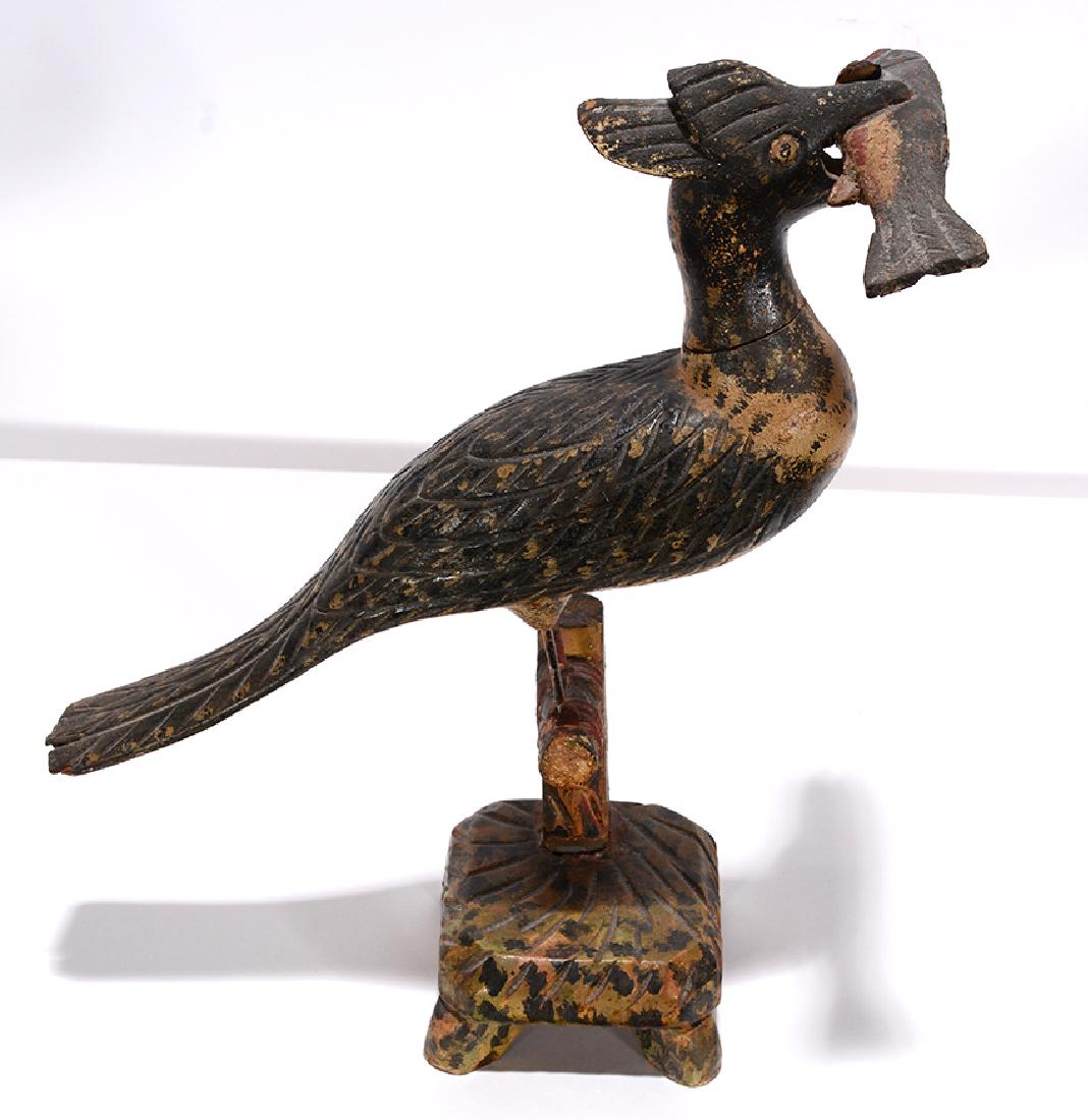 King Fisher With Trout Carving. (1 of 6)