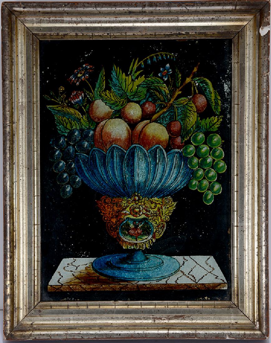 Reverse Painting Southern Fruit Bowl. (1 of 2)