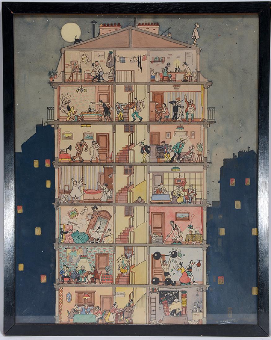 R. Delorme. French Boarding House. (1 of 9)