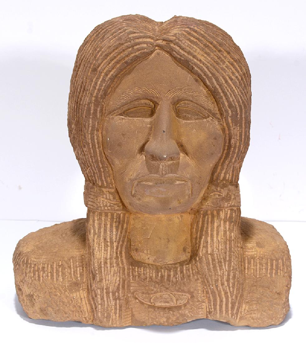C. Cook. Indian Bust. (1 of 3)
