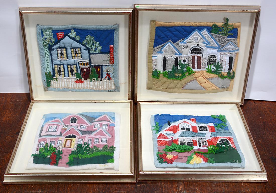 Nora Ezell. Four Quilted Works. (1 of 2)