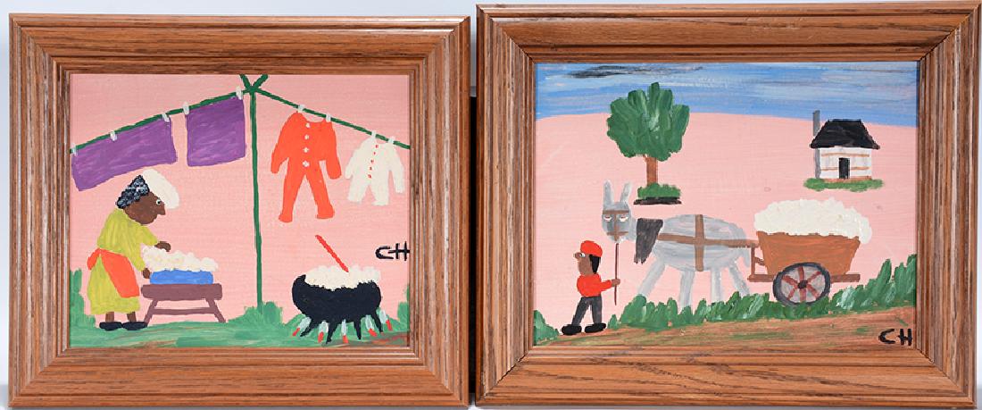 C. Hunter or Family. Wagon & Wash Day. (1 of 3)