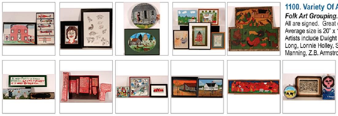Variety Of Artists. Folk Art Grouping. (1 of 12)