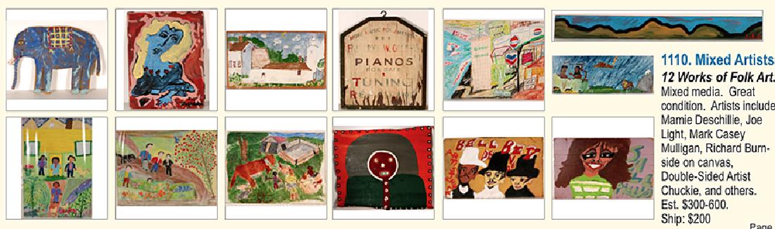 12 Works of Folk Art. (1 of 14)