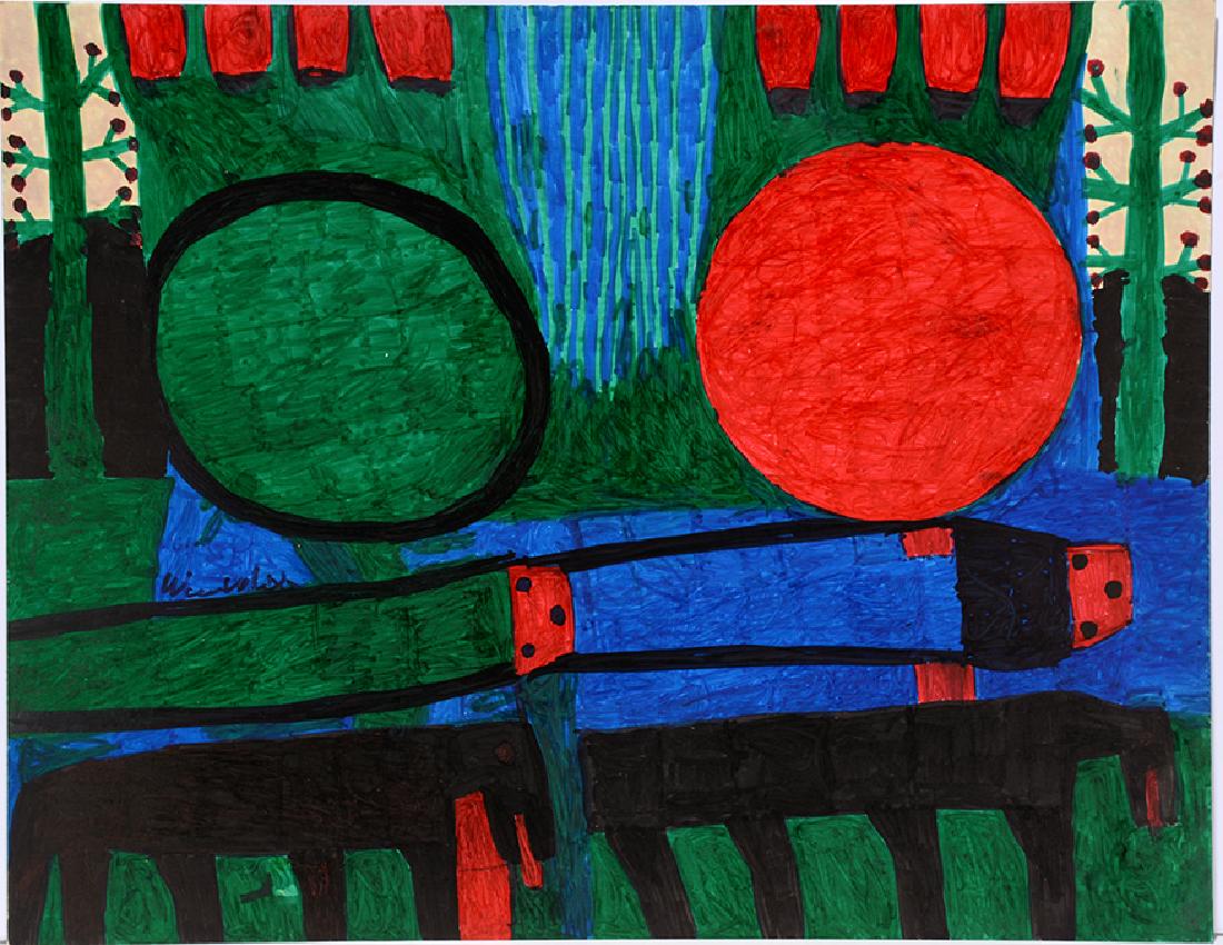 Willie White. Blue & Green. (1 of 1)