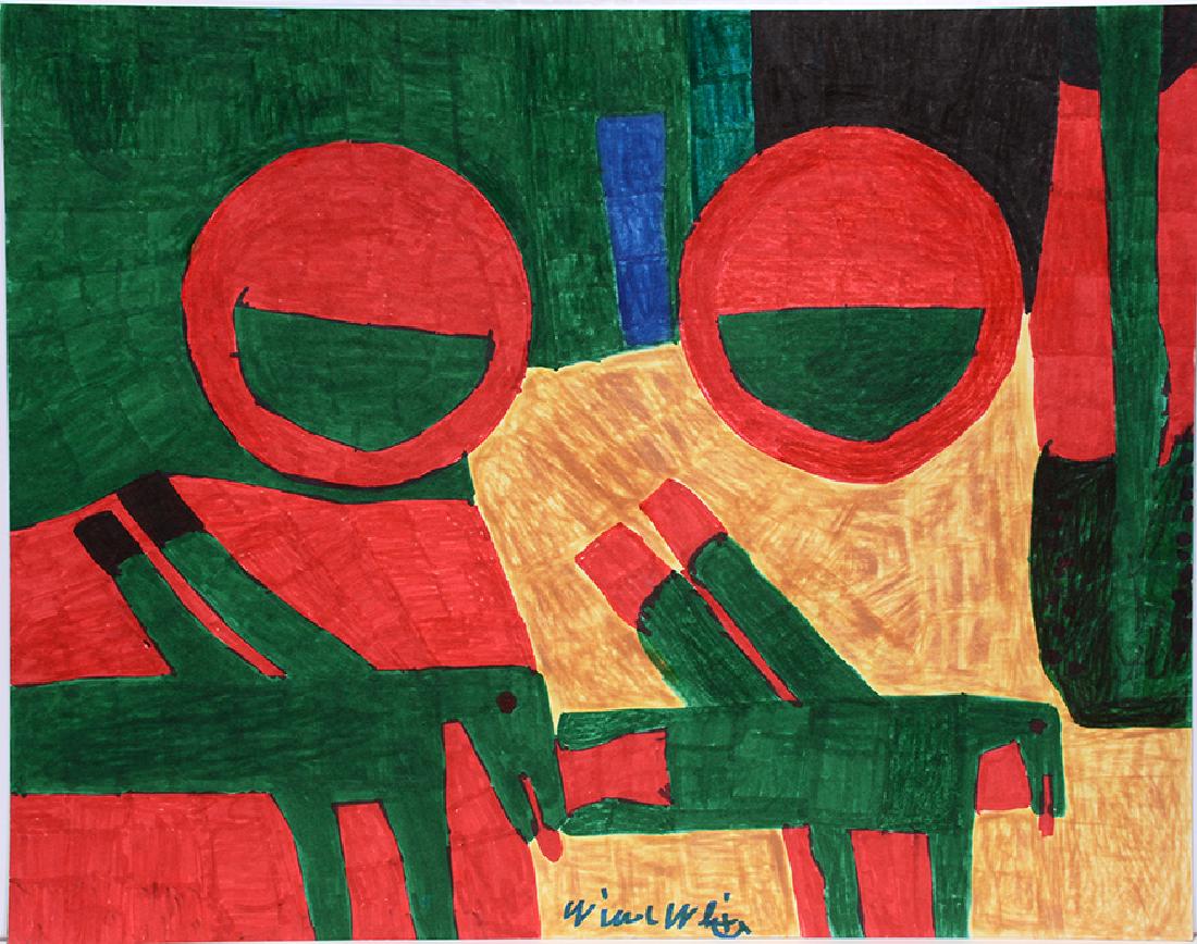 Willie White. Flying Figures. (1 of 1)