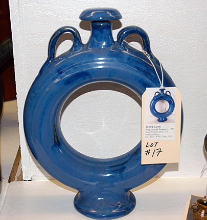 W.J. Gordy Ring Jug with Stopper. - 2