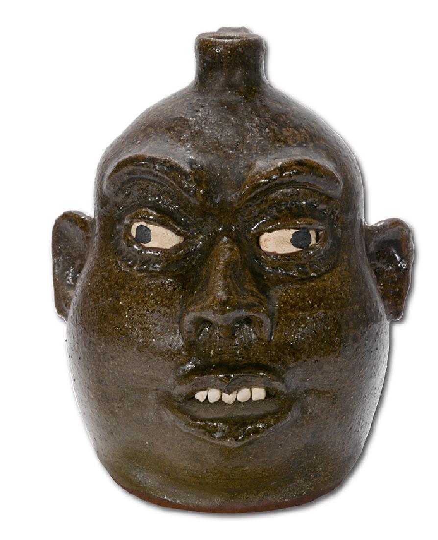 Lanier Meaders. Face Jug With Far Away Eyes. (1 of 6)