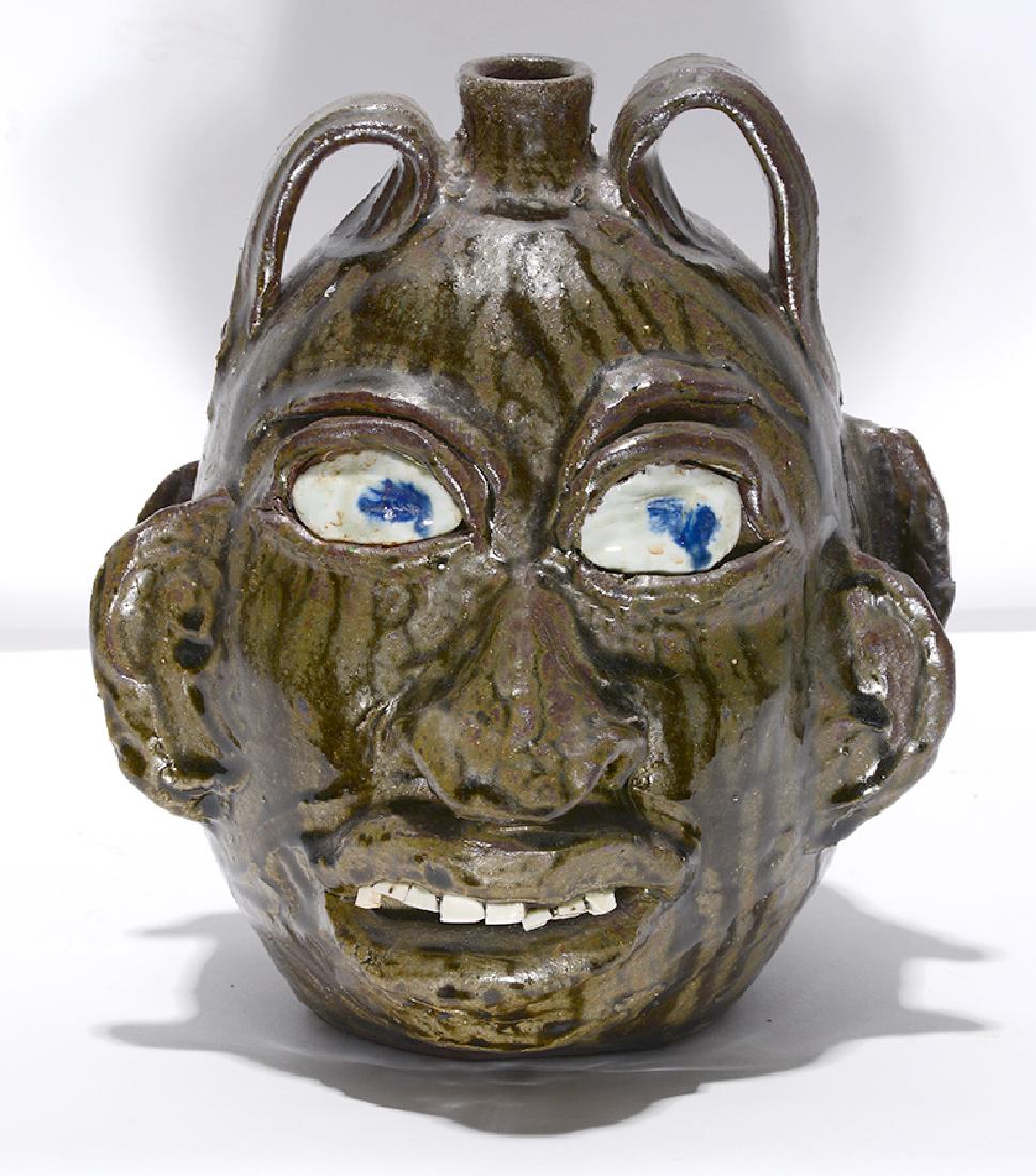 Chester Hewell. Double Face Politician Jug. (1 of 3)