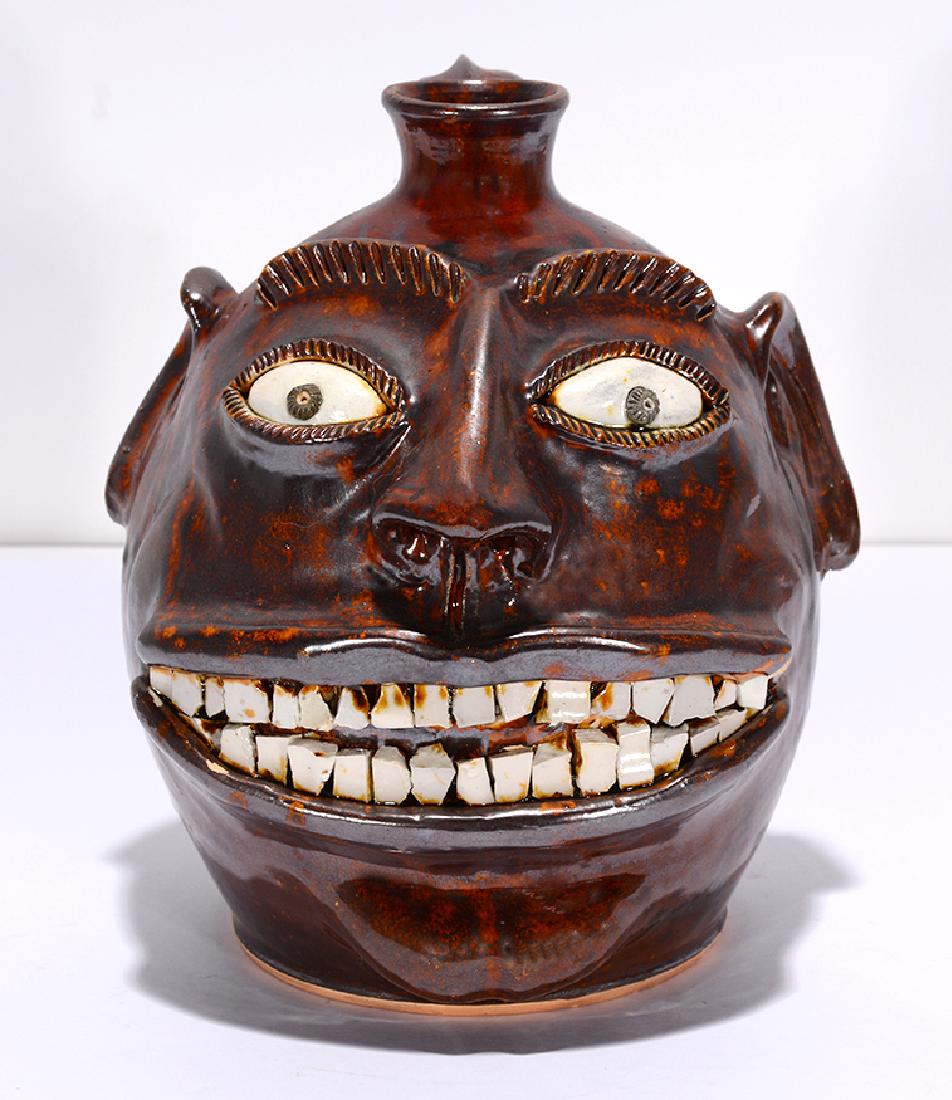 Bill Ray Hussey. Grinning Is Good For The Soul, #35.: Bill Ray Hussey. Grinning Is Good For The Soul, #35. Initialed, titled and numbered. Mint condition. 7.5" h. Est. $300-500. Ship: $45