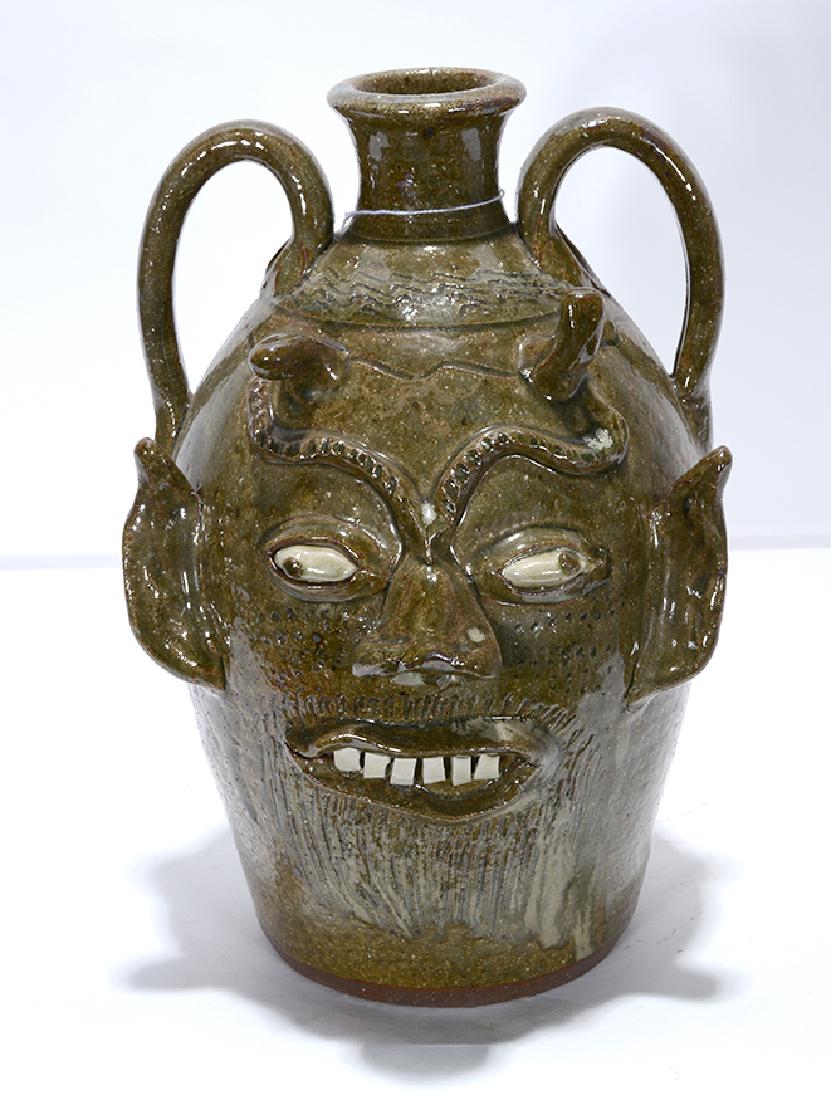 Charles Lisk. Devil Face Jug. (1 of 3)