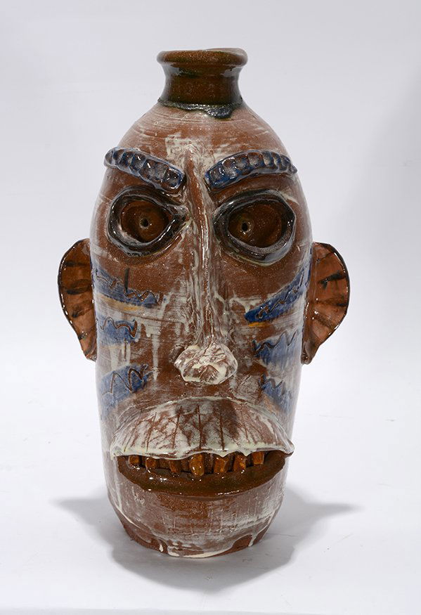 Carl Block. Black Eye Suzy Face Jug. (1 of 2)