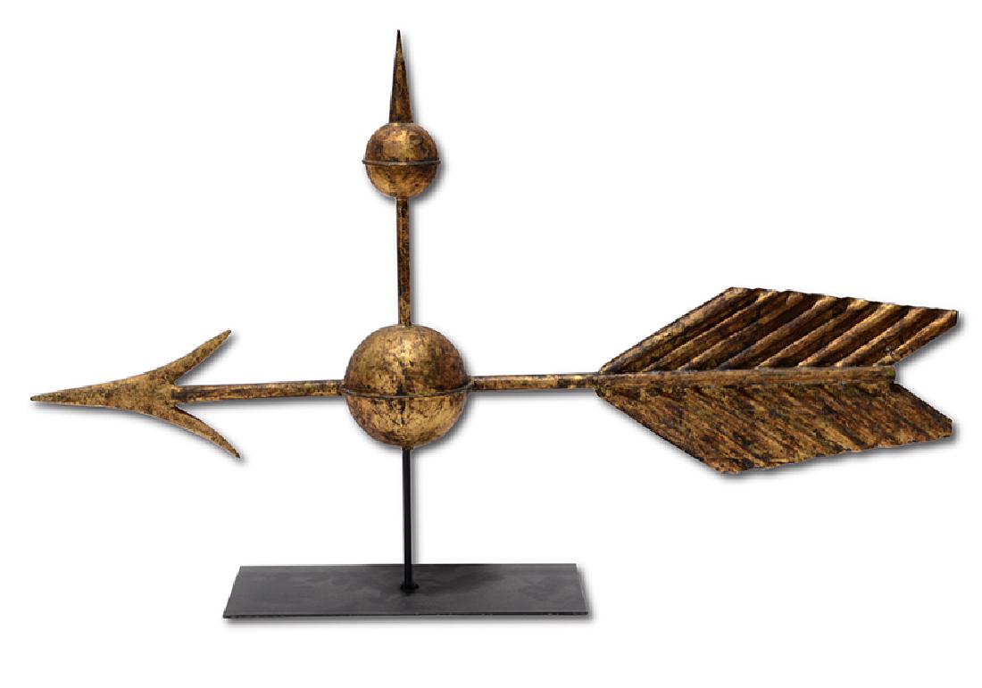 Arrow Through Ball Weathervane. (1 of 4)