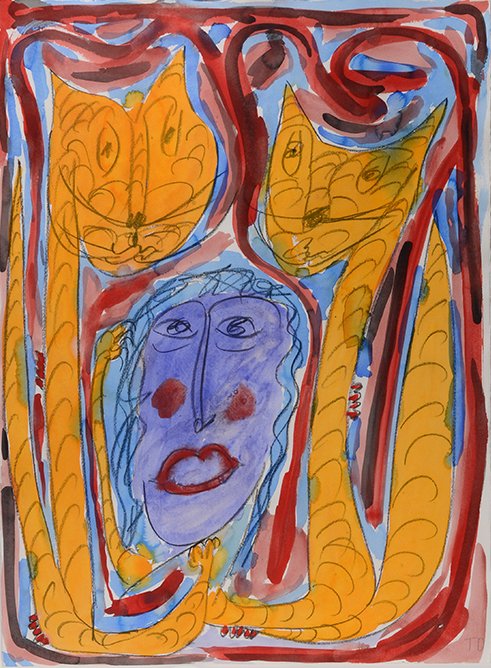 Thornton Dial. Tigers Around The Lady. (1 of 8)