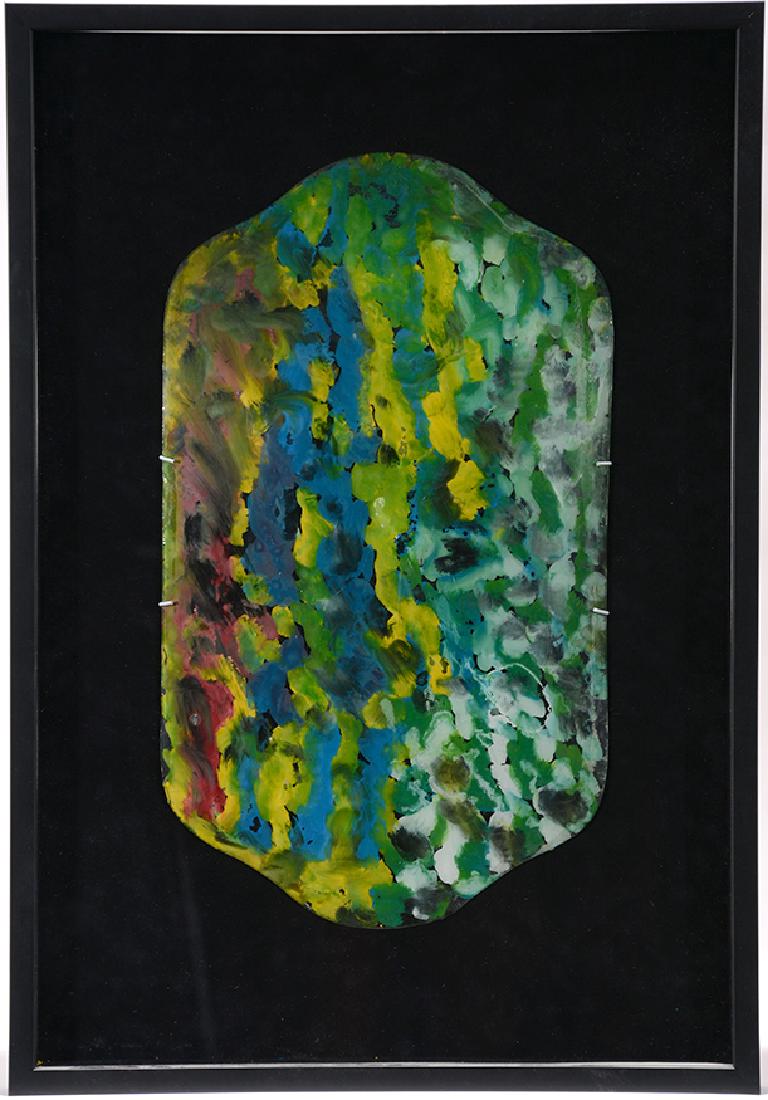 J.B. Murry. Colorful Spirits On Reverse Curved Glass. (1 of 3)