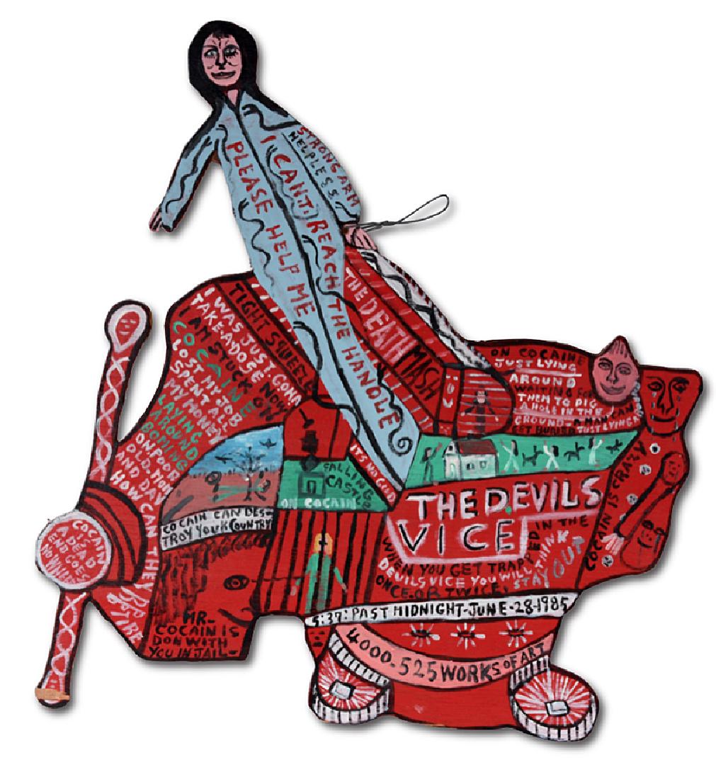 Howard Finster. The Devil's Vice. (1 of 6)